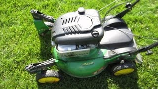 John Deere JS63C Lawn Mower  Self Propelled Test amp Unlocked Swivels  Part IV  April 20 2013 [upl. by Reggy]