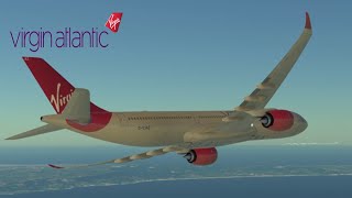 Virgin Atlantic Airbus A330900  TakeOff amp Landing  Grantley Adams Intl Airport [upl. by Niaz]