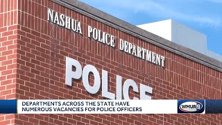 New Hampshire police departments say theyre having tough time recruiting new officers [upl. by Lubeck]