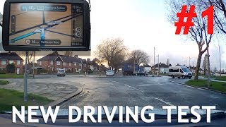 Real Example 1 of New Test Route with Sat Nav  Driving Test [upl. by Ariem878]