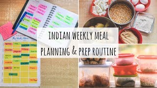 My Indian Weekly Meal Planning and Prep Routine  Weekly Indian Meal Planning and Prep  Saloni [upl. by Ravo]