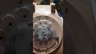 How to dial a rotary dial telephone [upl. by Nottirb]