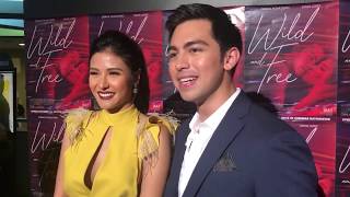 Derrick Monasterio  Sanya Lopez  Juancho TrIvino  David Licauco  Wild and Free Premiere NIght [upl. by Steady522]