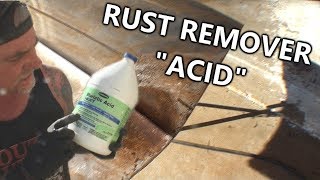 quotMuriatic Acidquot Rust Removal Fast Easy and Forever [upl. by Tsugua]