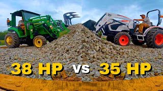 John Deere VS Bobcat  Real World Tractor Comparison [upl. by Alessandro]