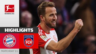 FC Bayern München  1 FC Heidenheim 42  Highlights  Matchday 11 – Bundesliga 202324 [upl. by Atniuq584]