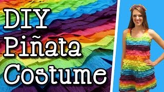 DIY Pinata Costume for Halloween [upl. by Azyl]