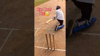 Playing Spin Bowling in Cricket Match 🏏  Leg Spin Bowling cricket shots shorts [upl. by Sutsuj]