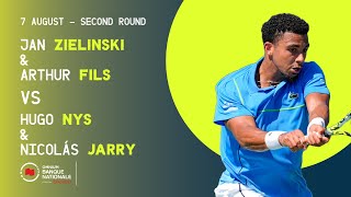 ZIELINSKI amp NYS VS FILS amp JARRY  NATIONAL BANK OPEN  MONTRÉAL  ROUND 1 [upl. by Euginomod]