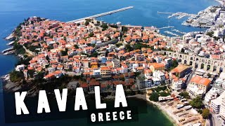 Kavala by drone  GREECE 🇬🇷 [upl. by Aneehs464]