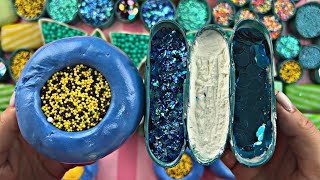 Satisfying ASMR video  clay cracking  crushing soap boxes with glitter and starch ✨ [upl. by Ellie]