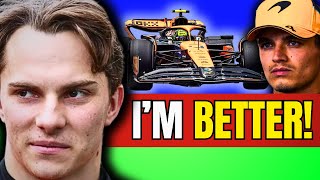 Oscar RESPONDS to Italian GP DRAMA  F1 News [upl. by Nevet]