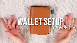 Passport Travelers Notebook Wallet Setup  MaryPlethora [upl. by Ibba940]