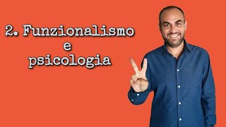 Il funzionalismo in psicologia [upl. by Aneleairam]