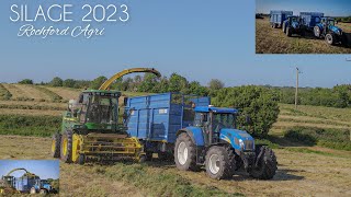 Silage 2023  Rochford Agri  New Holland t7070 amp t7550 [upl. by Bevus]