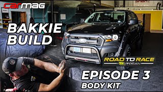 Giving our Ford Ranger Bakkie Build the stance it deserves  EP 3 [upl. by Selokcin]