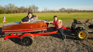 Saving Tractors from Flood Using Kids Boat  Tractors for kids [upl. by Legim863]