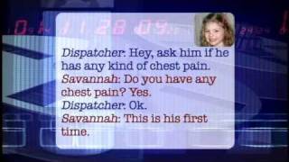 5yearold Savannahs Calm Call with 911  THE BONNIE HUNT SHOW [upl. by Rolyat]