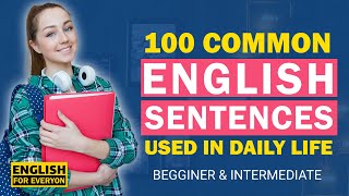 100 Common Sentences in English  Learning English Speaking  sentences english speakenglish [upl. by Hakim]