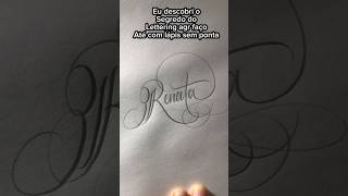 LETRA BONITA caligrafia lettering foryou [upl. by Assirol]