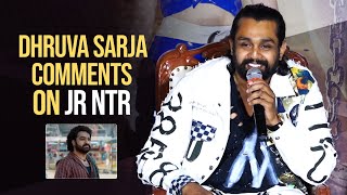 Jr NTR Is My Personal Favourite Says Dhruva Sarja  Martin Trailer Launch In Mumbai  Manastars [upl. by Machutte]