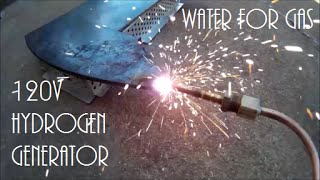 120 Volt Hydrogen Generator HHO Water for Gas [upl. by Barnie]