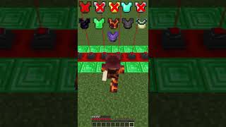 Minecraft Laser Damage Vs Different Mobs minecraft 歌ったみた shorts [upl. by Margaretha]