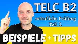 TELC B2 mündliche Prüfung Teil 1  6 WICHTIGE Tipps  Beispiel [upl. by Mareah]