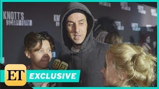 EXCLUSIVE Travis Barker Reveals Rest Time For Blink182 Son Landon Is Ready to Be a Rapper [upl. by Mook]