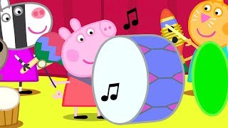 Peppa Pig en Español Episodios completos  INSTRUMENTOS DE PERCUSIÓN  Pepa la cerdita [upl. by Ococ]