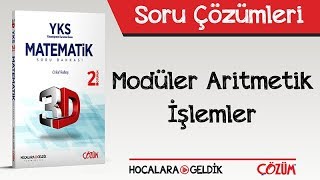 3D Soru Bankası Modüler Aritmetik İşlemler Soru Çözümleri [upl. by Seldan]