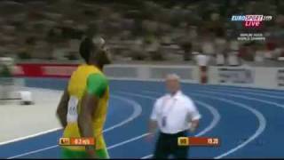 Usain Bolt 200m 1919 Video New World Record [upl. by Hatcher]