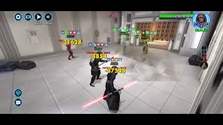 Darth Bane  Sith Assassin counters Leia Organa  SWGOH GAC 3v3 [upl. by Claud]