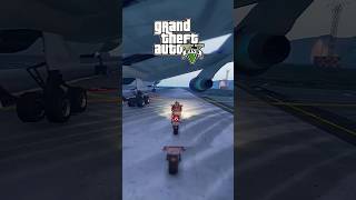 Airplane vs Motorcycle shorts gta gta5 [upl. by Tresa]