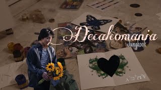 Decalcomania  Jungkook BTS  SUB EspañolInglés Lyrics [upl. by Hsekar]