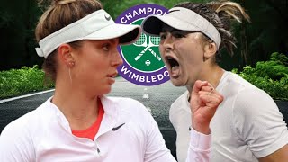 Bianca Andreescu vs Jaqueline Cristian  Wimbledon 2024 [upl. by Castora]