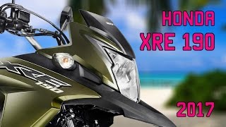 Nova Honda XRE 190 2017  detalhes e walkaround [upl. by Sedecrem]