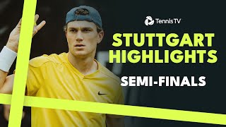 Matteo Berrettini Plays Lorenzo Musetti amp Draper vs Nakashima  Stuttgart 2024 SemiFinal Highlights [upl. by Amron]