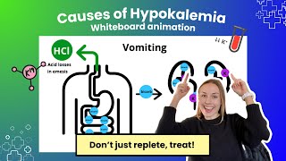 Hypokalemia Causes Whiteboard Animation [upl. by Gannon]