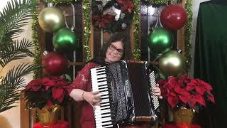 Bernadette  quotWhite Christmasquot for accordion [upl. by Eselahc616]