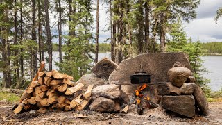 BECOMING WILD IN WABAKIMI  Solo 12 Day Journey Part 4  BLUE WALLEYE PCTOGRAPHS CARIBOU STORMS [upl. by Allista358]