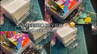 MEESHO review aesthetic holder 🫶🏻💕😍 [upl. by Mossolb765]