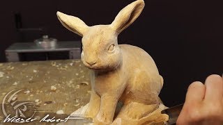 Bildhauer Tutorial  Hase Schnitzen 🐇 [upl. by Alisan]