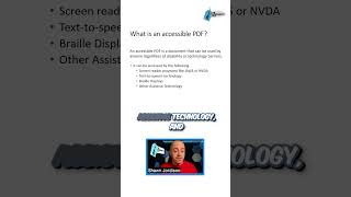 What is an accessible PDF pdfaccessibility accessibilitymatters [upl. by Atiekram367]