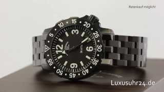 Mühle Glashütte Nautische Armbanduhren Marinus M12833MB Luxusuhr24 Ratenkauf ab 20 EuroMonat [upl. by Petrick]