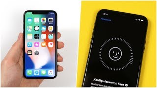 Apple iPhone X Einrichten Face ID amp Erster Eindruck Deutsch  SwagTab [upl. by Judus]