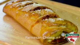 Bacon Cheeseburger Calzone  Sarpinos Pizzeria Video [upl. by Hendricks56]