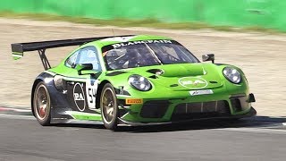 Porsche 9912 GT3 R 2019 Flat6 Sound at Monza Circuit [upl. by Noet]