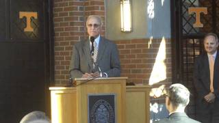 Hank Lauricella  Gen Neyland statue ceremony  111210 [upl. by Boni]