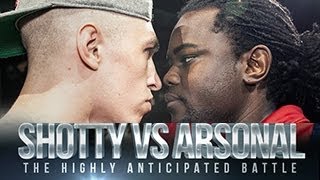 SHOTTY HORROH VS ARSONAL  Dont Flop Rap Battle [upl. by Arrio445]